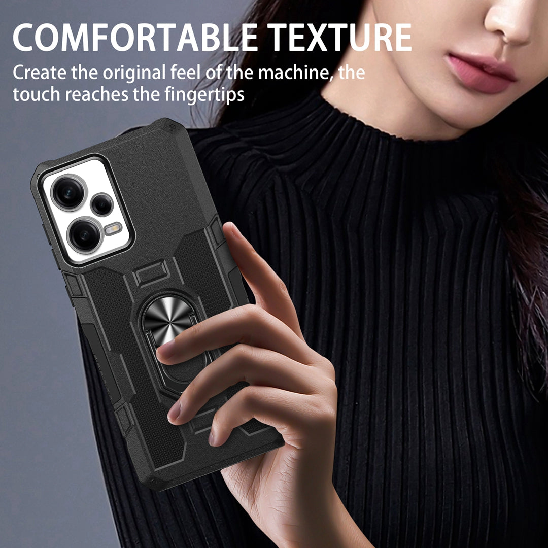 Kickstand Phone Case for Xiaomi Redmi Note 12 Pro 5G / Note 12 Pro Speed 5G / Poco X5 Pro 5G , PC + TPU Shockproof Cover
