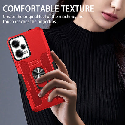 Kickstand Phone Case for Xiaomi Redmi Note 12 Pro 5G / Note 12 Pro Speed 5G / Poco X5 Pro 5G , PC + TPU Shockproof Cover