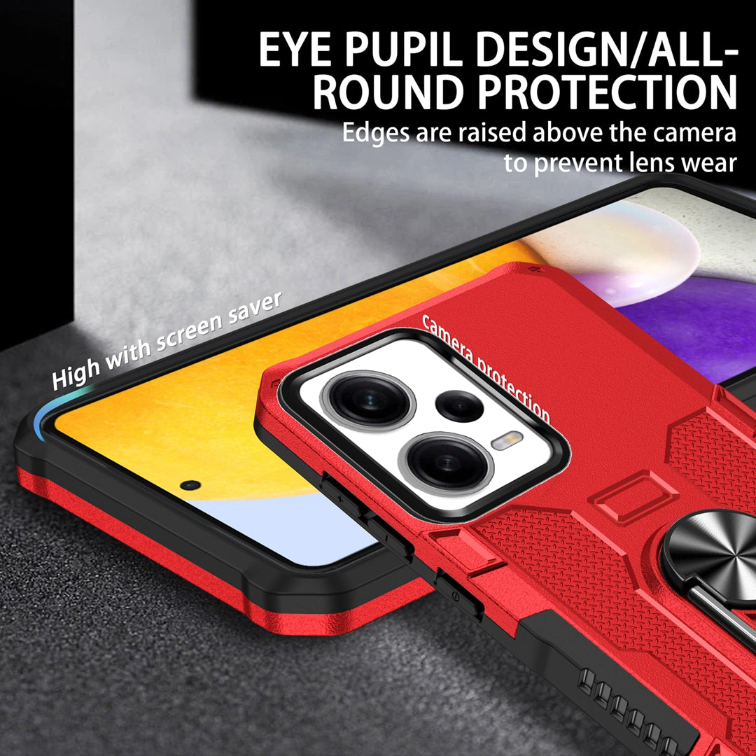 Kickstand Phone Case for Xiaomi Redmi Note 12 Pro 5G / Note 12 Pro Speed 5G / Poco X5 Pro 5G , PC + TPU Shockproof Cover