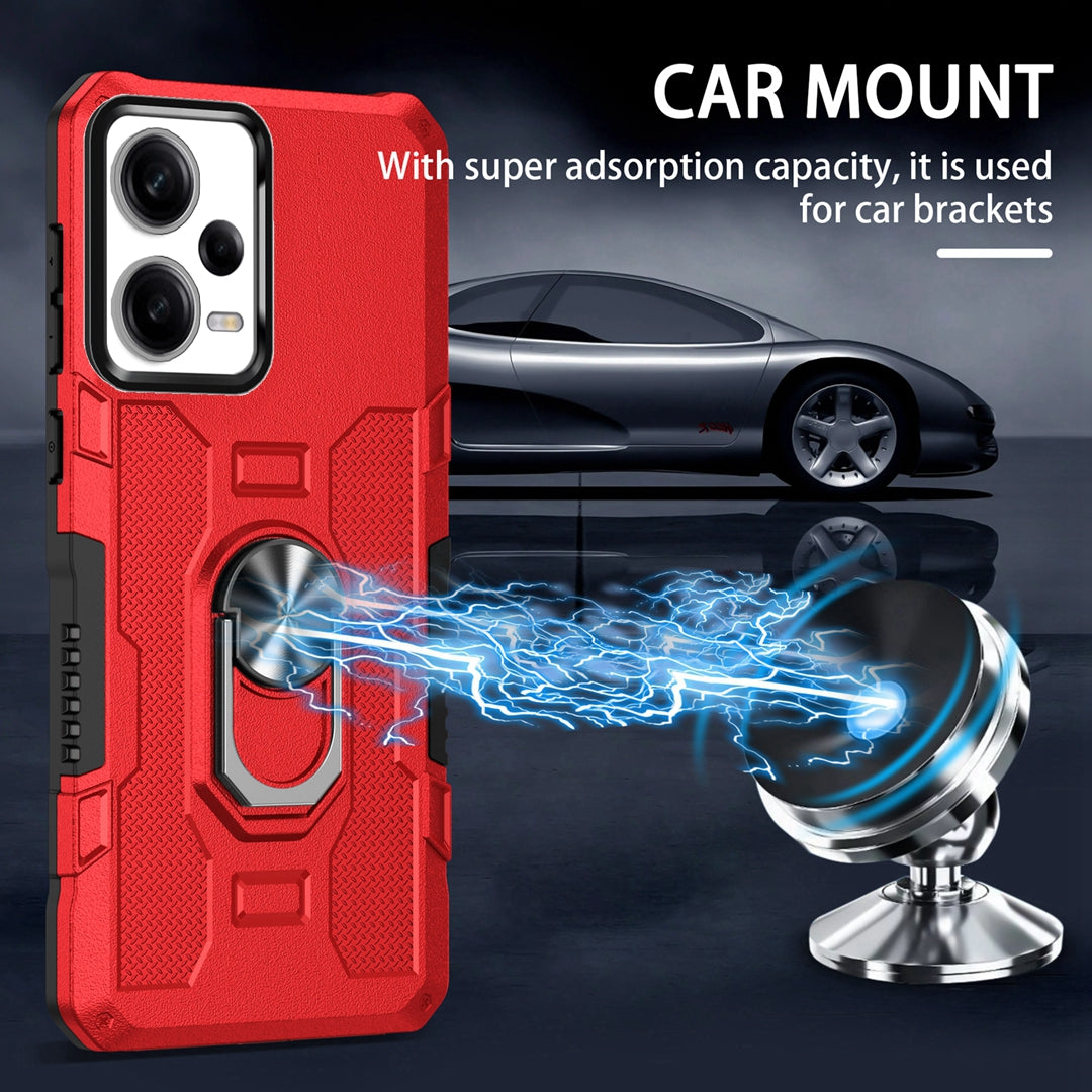 Kickstand Phone Case for Xiaomi Redmi Note 12 Pro 5G / Note 12 Pro Speed 5G / Poco X5 Pro 5G , PC + TPU Shockproof Cover