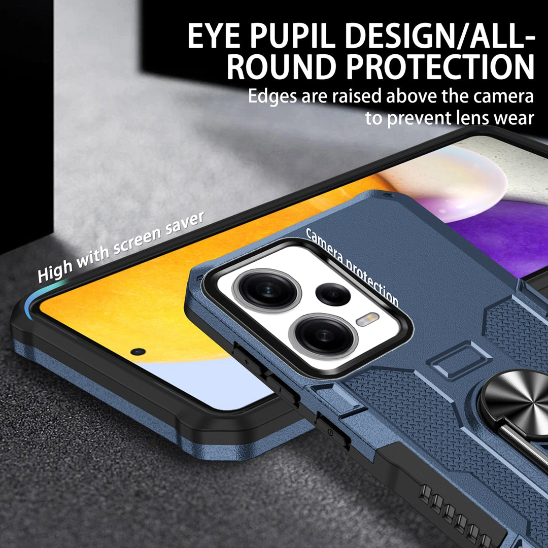 Kickstand Phone Case for Xiaomi Redmi Note 12 Pro 5G / Note 12 Pro Speed 5G / Poco X5 Pro 5G , PC + TPU Shockproof Cover