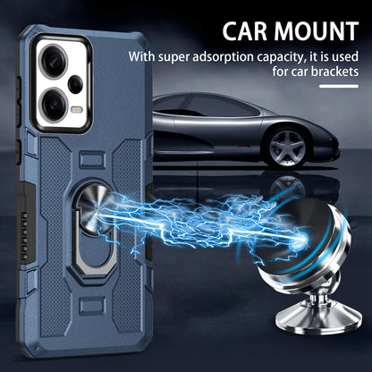 Kickstand Phone Case for Xiaomi Redmi Note 12 Pro 5G / Note 12 Pro Speed 5G / Poco X5 Pro 5G , PC + TPU Shockproof Cover