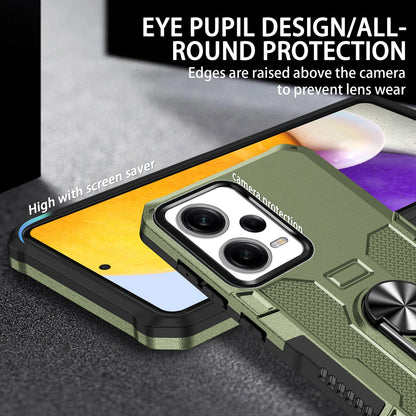 Kickstand Phone Case for Xiaomi Redmi Note 12 Pro 5G / Note 12 Pro Speed 5G / Poco X5 Pro 5G , PC + TPU Shockproof Cover