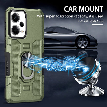 Kickstand Phone Case for Xiaomi Redmi Note 12 Pro 5G / Note 12 Pro Speed 5G / Poco X5 Pro 5G , PC + TPU Shockproof Cover