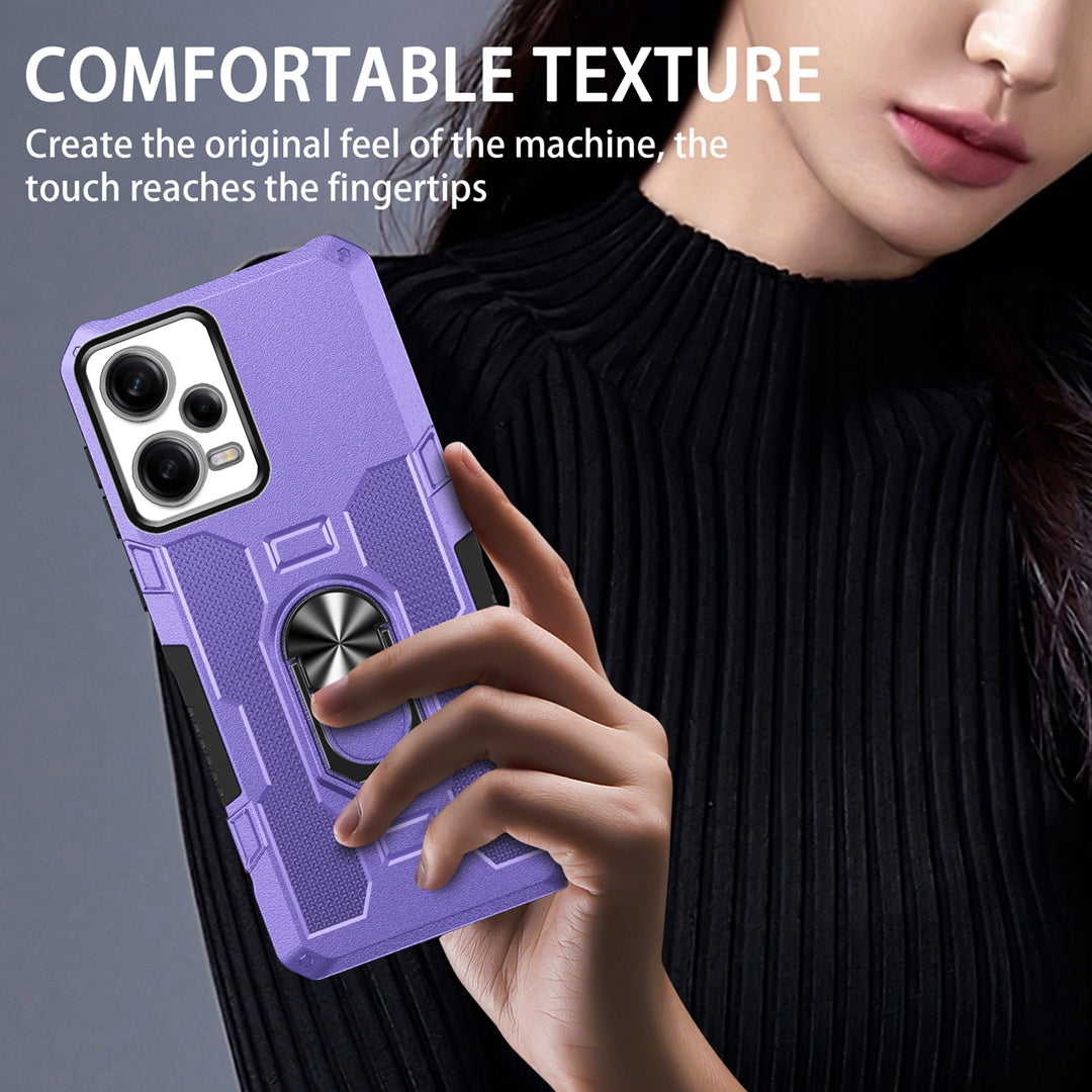 Kickstand Phone Case for Xiaomi Redmi Note 12 Pro 5G / Note 12 Pro Speed 5G / Poco X5 Pro 5G , PC + TPU Shockproof Cover