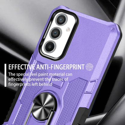 For Samsung Galaxy A54 5G PC + TPU Rugged Cover Ring Holder Kickstand Phone Case