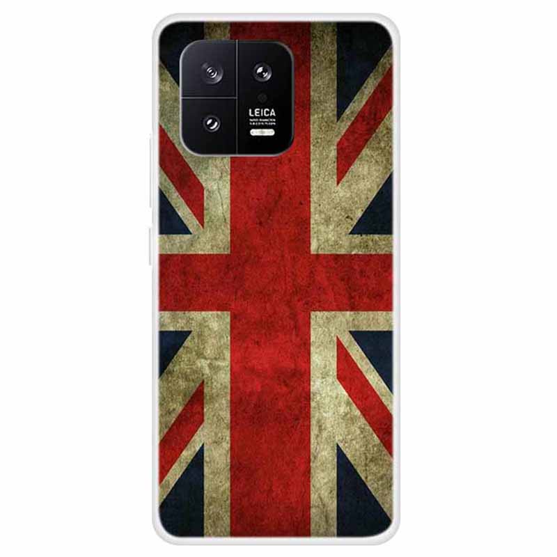 For Xiaomi 13 Pattern Printed TPU Cover Slim Fit Protective Phone Case