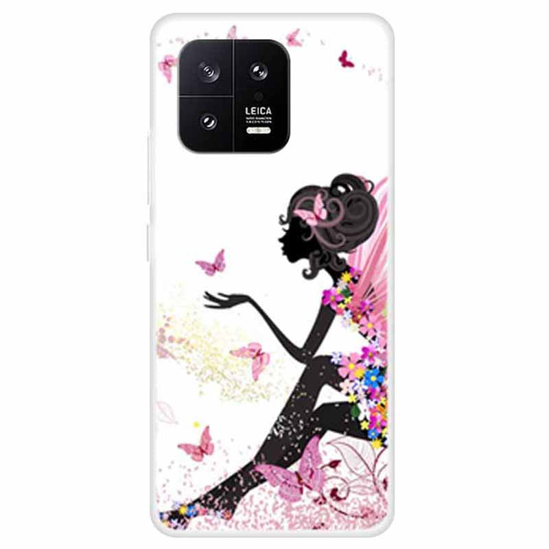 For Xiaomi 13 Pattern Printed TPU Cover Slim Fit Protective Phone Case