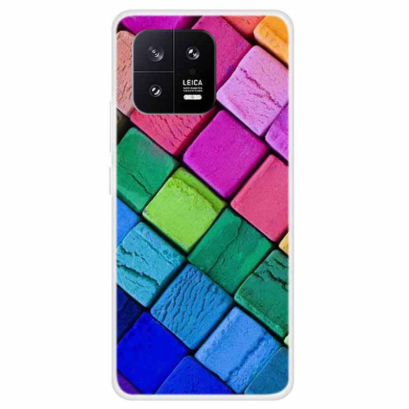 For Xiaomi 13 Pattern Printed TPU Cover Slim Fit Protective Phone Case