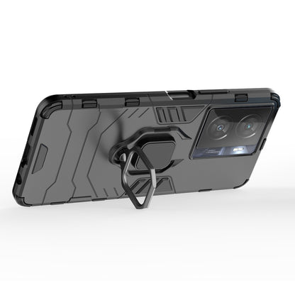 For vivo iQOO Z7x 5G Kickstand Protective Case Soft TPU Hard PC Rugged Shockproof Phone Cover