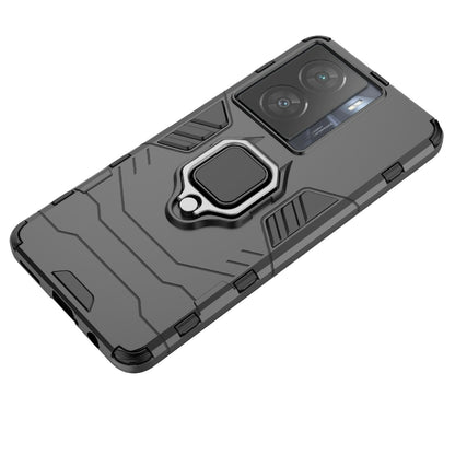 For vivo iQOO Z7x 5G Kickstand Protective Case Soft TPU Hard PC Rugged Shockproof Phone Cover