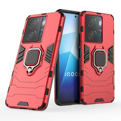 For vivo iQOO Z7x 5G Kickstand Protective Case Soft TPU Hard PC Rugged Shockproof Phone Cover
