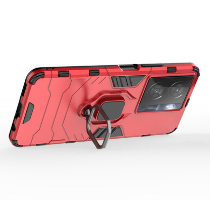 For vivo iQOO Z7x 5G Kickstand Protective Case Soft TPU Hard PC Rugged Shockproof Phone Cover