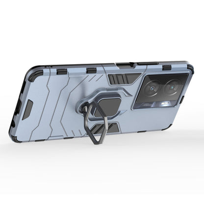 For vivo iQOO Z7x 5G Kickstand Protective Case Soft TPU Hard PC Rugged Shockproof Phone Cover