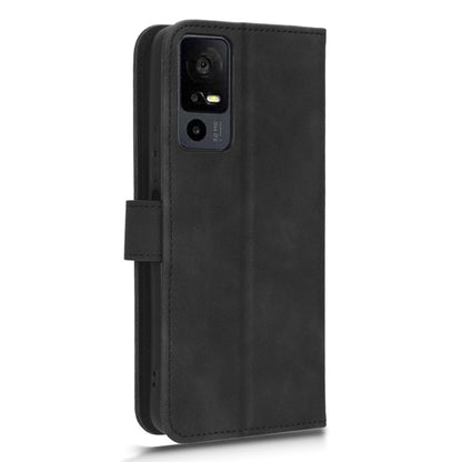 For TCL 40 XE Skin-touch Wallet Case PU Leather Flip Stand Phone Cover