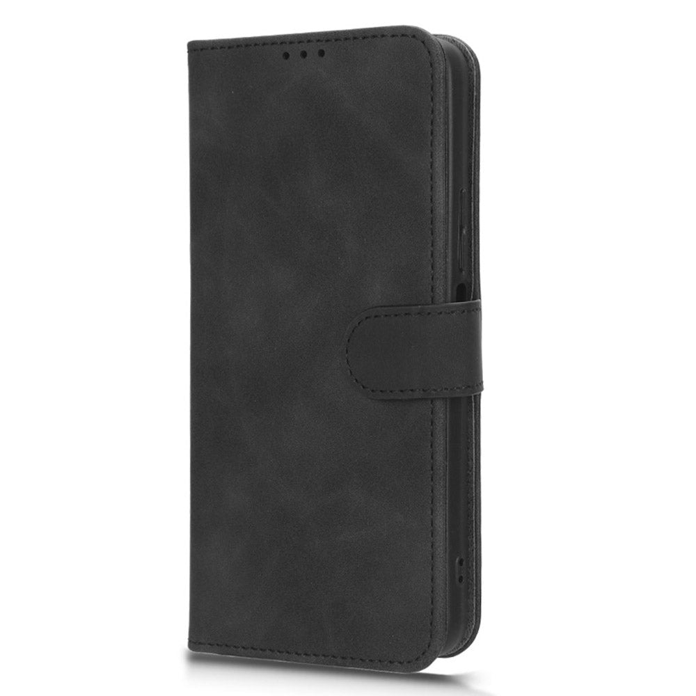 For TCL 40 XE Skin-touch Wallet Case PU Leather Flip Stand Phone Cover