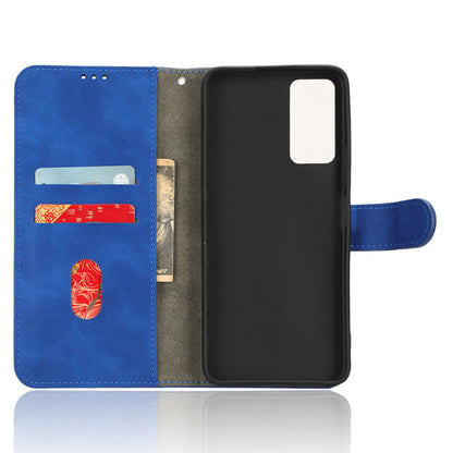 For TCL 40 XE Skin-touch Wallet Case PU Leather Flip Stand Phone Cover