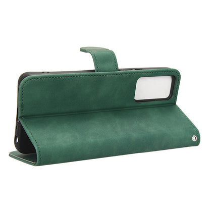 For TCL 40 XE Skin-touch Wallet Case PU Leather Flip Stand Phone Cover