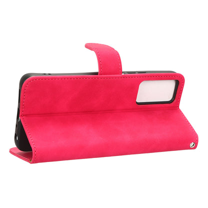 For TCL 40 XE Skin-touch Wallet Case PU Leather Flip Stand Phone Cover