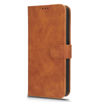 For TCL 40 XE Skin-touch Wallet Case PU Leather Flip Stand Phone Cover