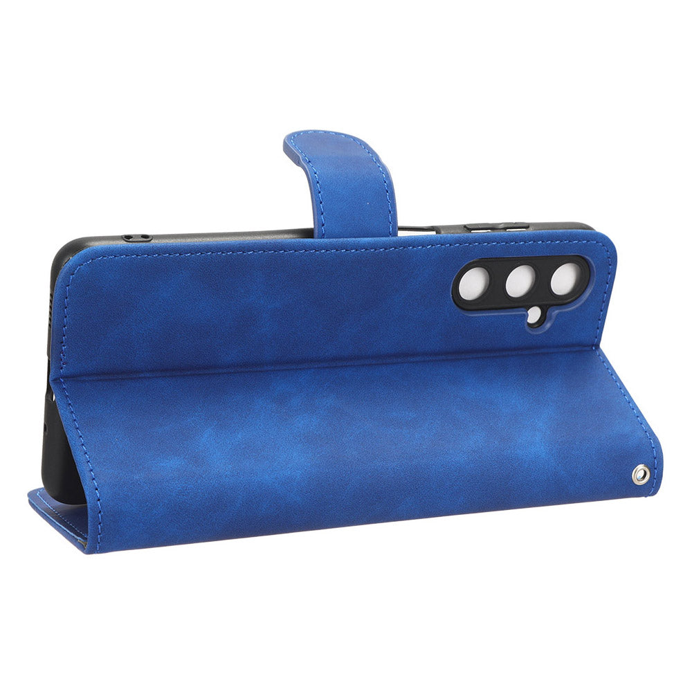 For Samsung Galaxy M54 5G / F54 5G PU Leather Flip Case Skin-touch Wallet Stand Phone Cover