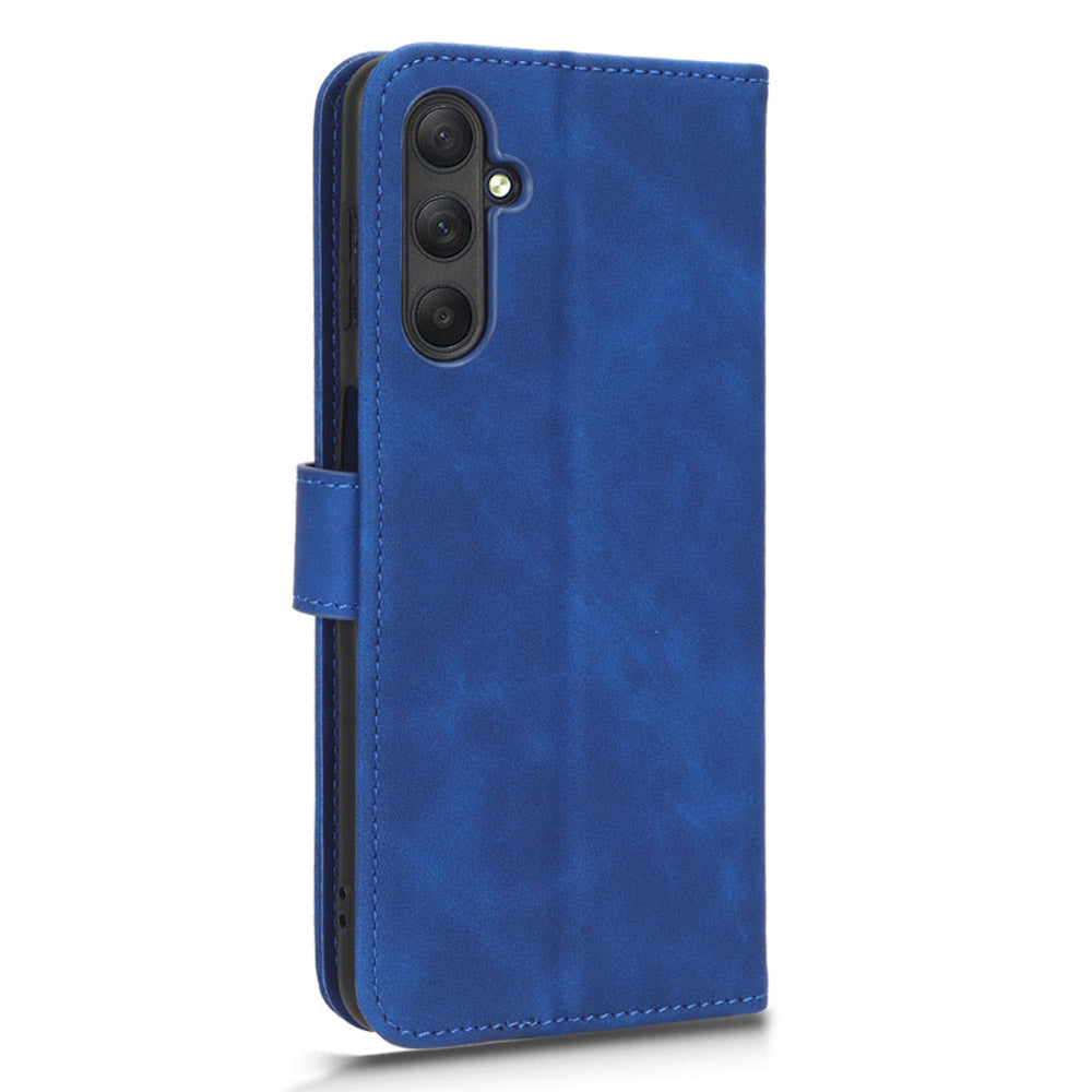 For Samsung Galaxy M54 5G / F54 5G PU Leather Flip Case Skin-touch Wallet Stand Phone Cover