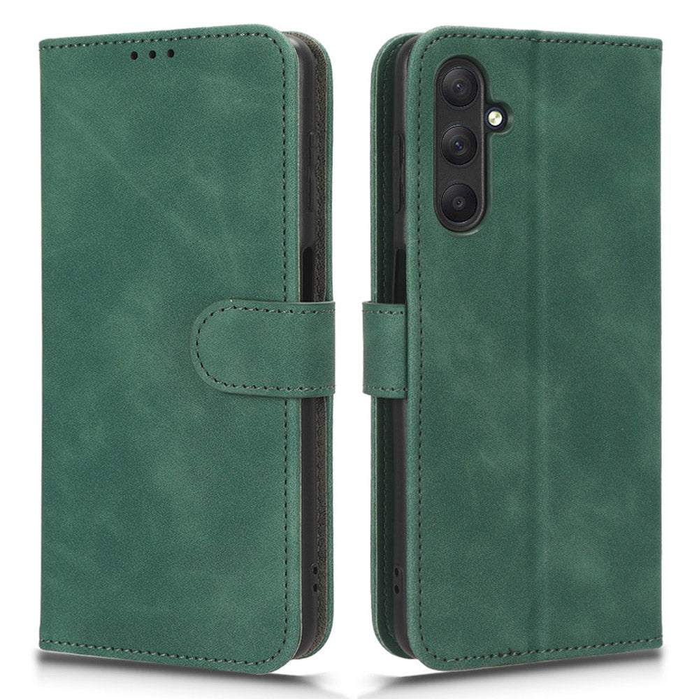 For Samsung Galaxy M54 5G / F54 5G PU Leather Flip Case Skin-touch Wallet Stand Phone Cover