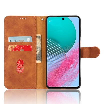 For Samsung Galaxy M54 5G / F54 5G PU Leather Flip Case Skin-touch Wallet Stand Phone Cover