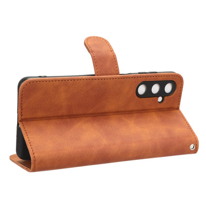 For Samsung Galaxy M54 5G / F54 5G PU Leather Flip Case Skin-touch Wallet Stand Phone Cover