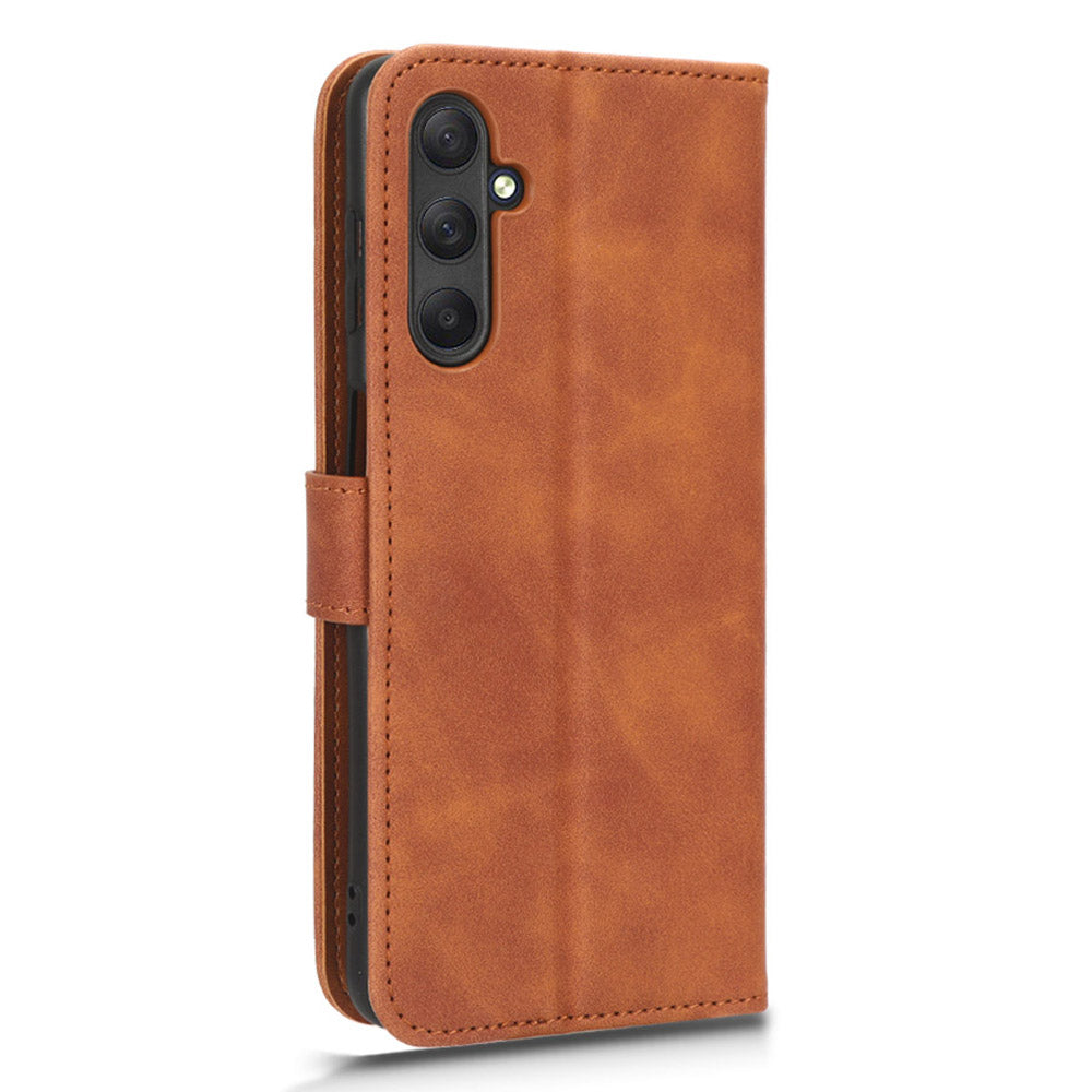 For Samsung Galaxy M54 5G / F54 5G PU Leather Flip Case Skin-touch Wallet Stand Phone Cover