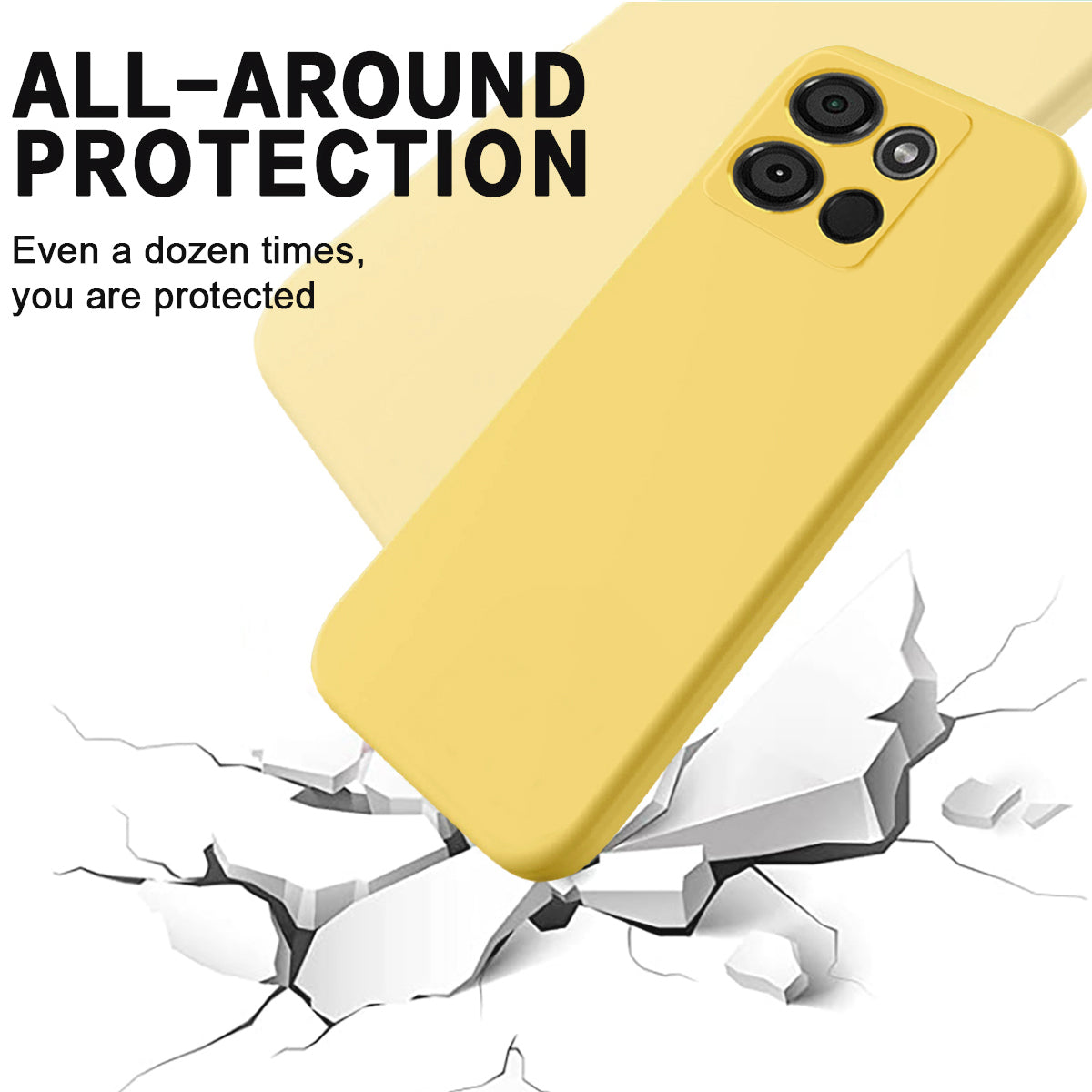 For Itel A60 Liquid Silicone Phone Case Soft Lining Protective Back Cover