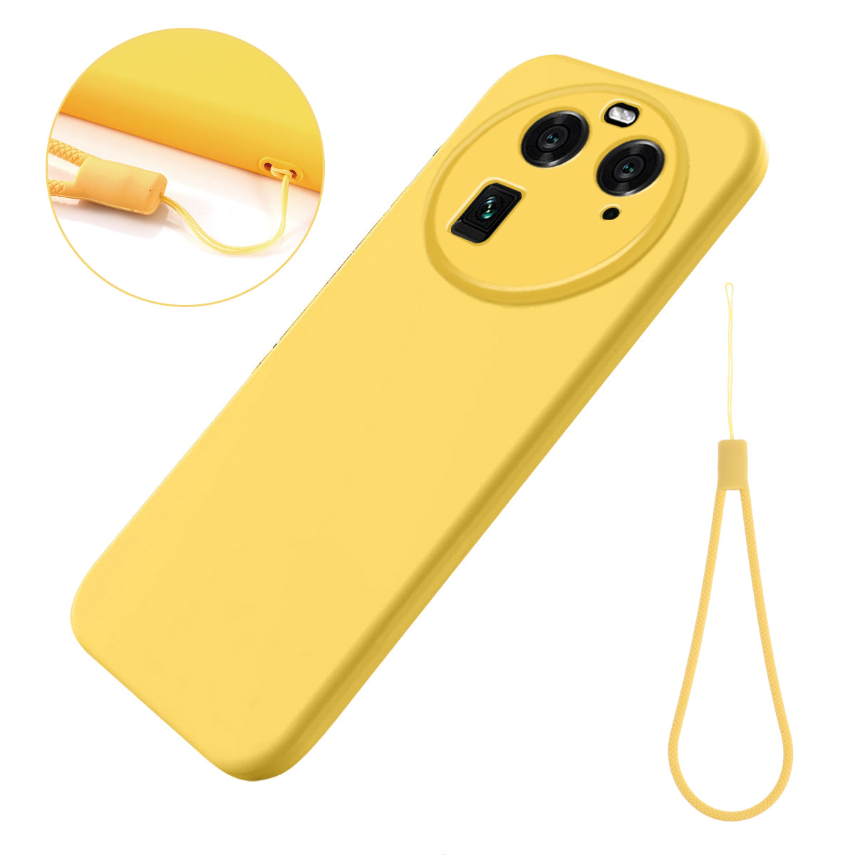 For Oppo Find X6 Liquid Silicone Anti-drop Phone Case Soft Lining Anti-scratch Cover