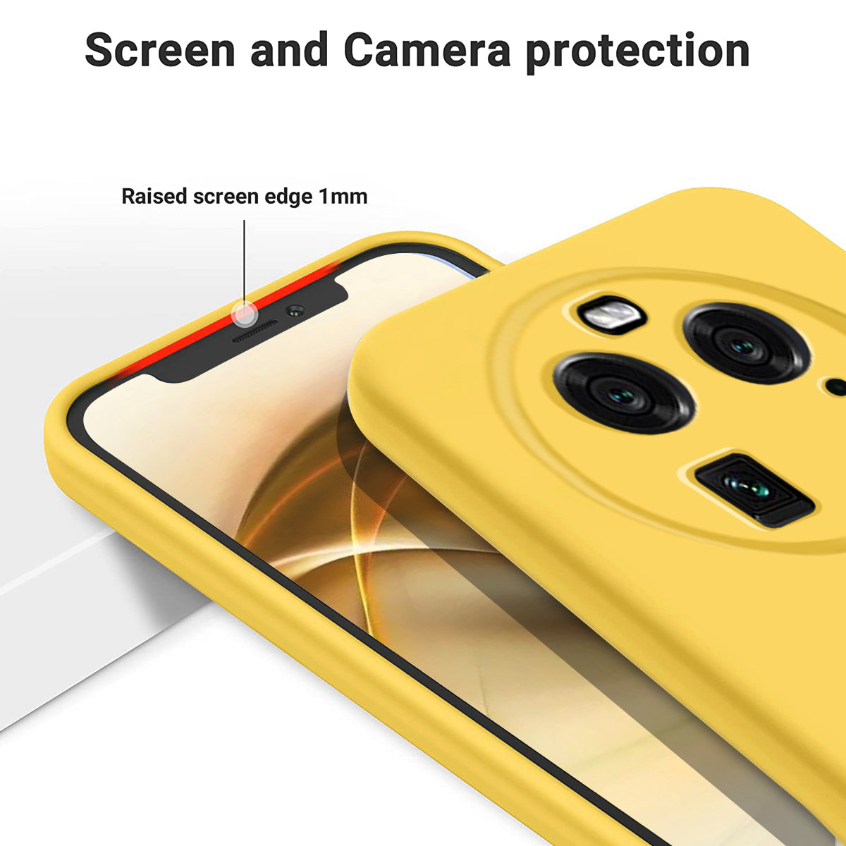 For Oppo Find X6 Liquid Silicone Anti-drop Phone Case Soft Lining Anti-scratch Cover