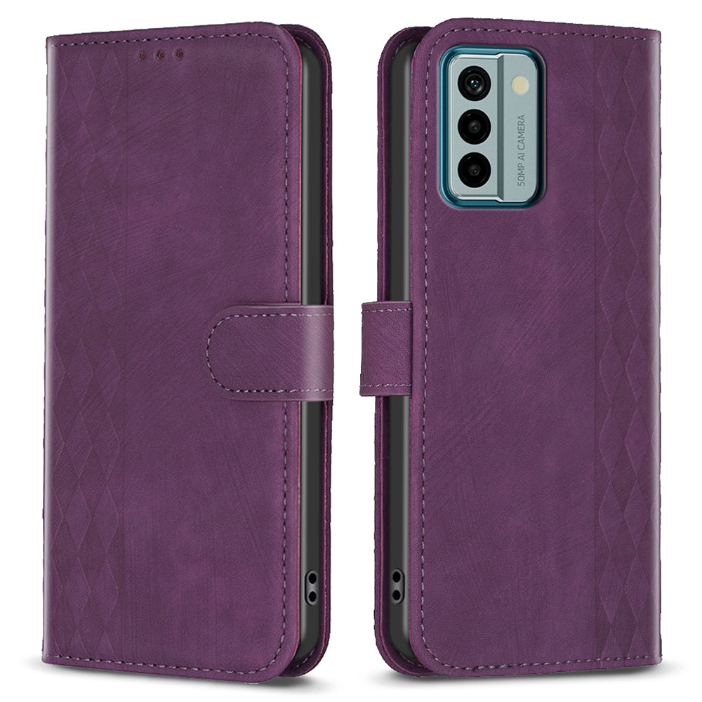 Phone Case For Nokia G22 Magnetic Closure Wallet Imprinting Pattern Stand Cover