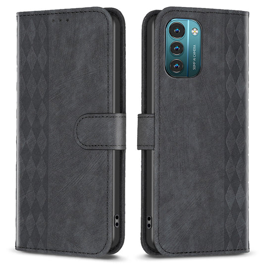 Wallet Case for Nokia G11 4G / G21 4G , PU Leather Imprinted Pattern Stand Phone Cover