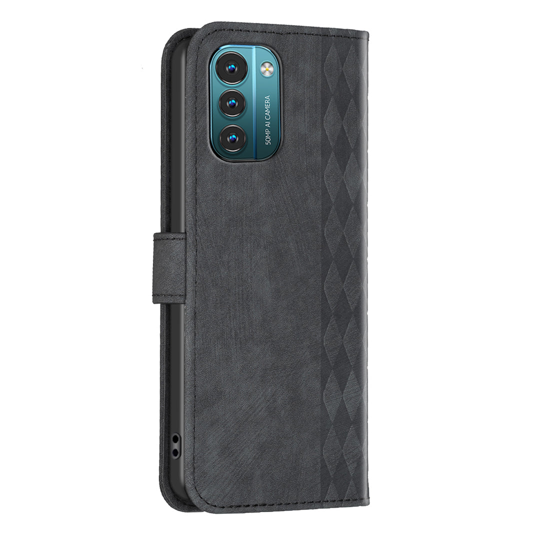 Wallet Case for Nokia G11 4G / G21 4G , PU Leather Imprinted Pattern Stand Phone Cover