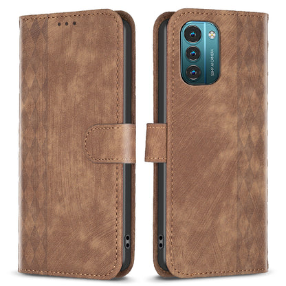 Wallet Case for Nokia G11 4G / G21 4G , PU Leather Imprinted Pattern Stand Phone Cover