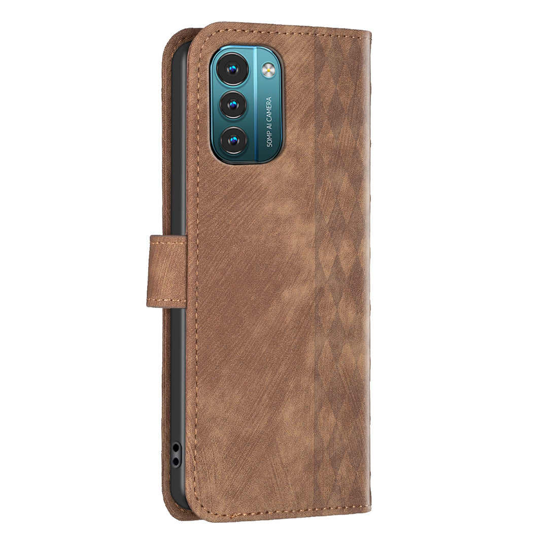 Wallet Case for Nokia G11 4G / G21 4G , PU Leather Imprinted Pattern Stand Phone Cover