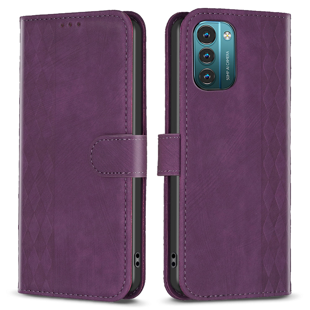 Wallet Case for Nokia G11 4G / G21 4G , PU Leather Imprinted Pattern Stand Phone Cover