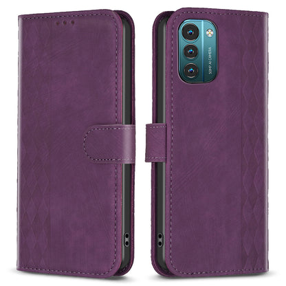 Wallet Case for Nokia G11 4G / G21 4G , PU Leather Imprinted Pattern Stand Phone Cover