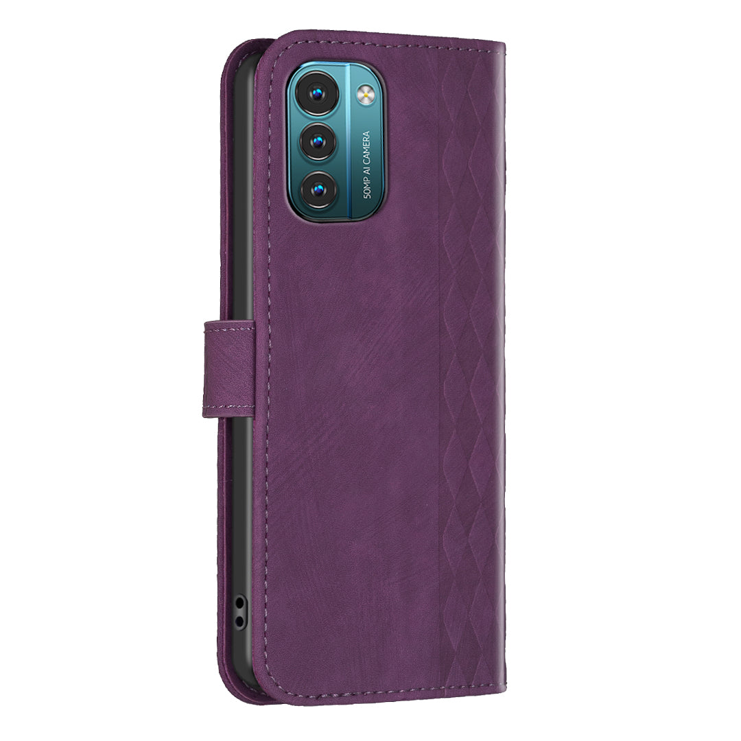 Wallet Case for Nokia G11 4G / G21 4G , PU Leather Imprinted Pattern Stand Phone Cover