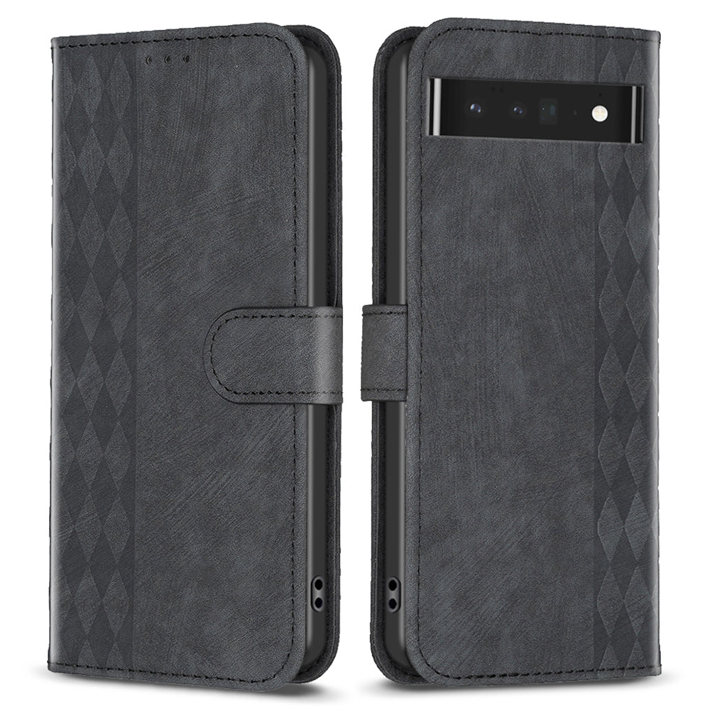 Smartphone Case For Google Pixel 7 Pro 5G Wallet Imprinting Pattern Stand Mobile Cover