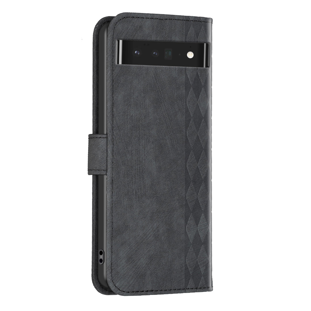 Smartphone Case For Google Pixel 7 Pro 5G Wallet Imprinting Pattern Stand Mobile Cover