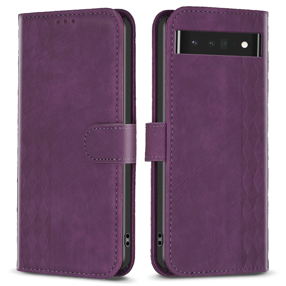 Smartphone Case For Google Pixel 7 Pro 5G Wallet Imprinting Pattern Stand Mobile Cover