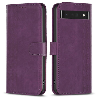 Smartphone Case For Google Pixel 7 Pro 5G Wallet Imprinting Pattern Stand Mobile Cover