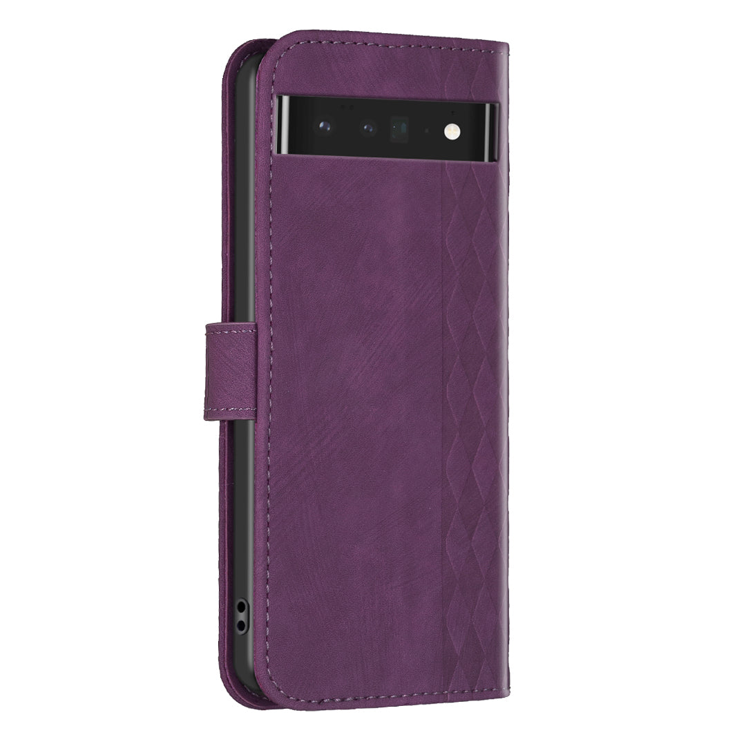 Smartphone Case For Google Pixel 7 Pro 5G Wallet Imprinting Pattern Stand Mobile Cover