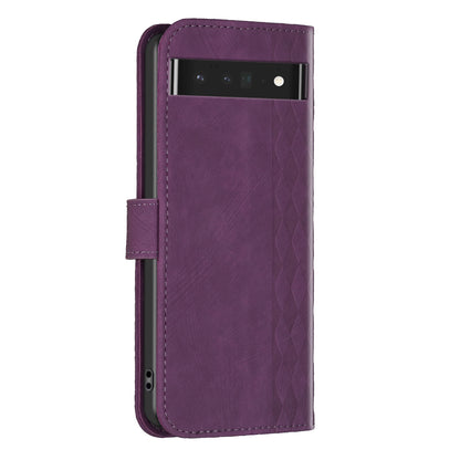 Smartphone Case For Google Pixel 7 Pro 5G Wallet Imprinting Pattern Stand Mobile Cover