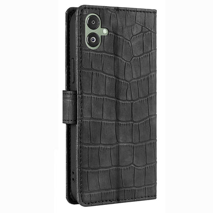 For Samsung Galaxy F14 5G Skin-touch Feeling Phone Case Crocodile Texture Wallet Stand PU Leather Cover