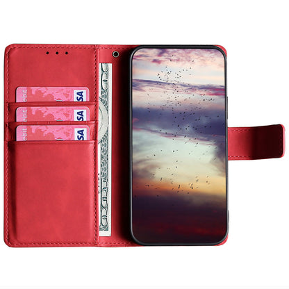 For Samsung Galaxy F14 5G Skin-touch Feeling Phone Case Crocodile Texture Wallet Stand PU Leather Cover