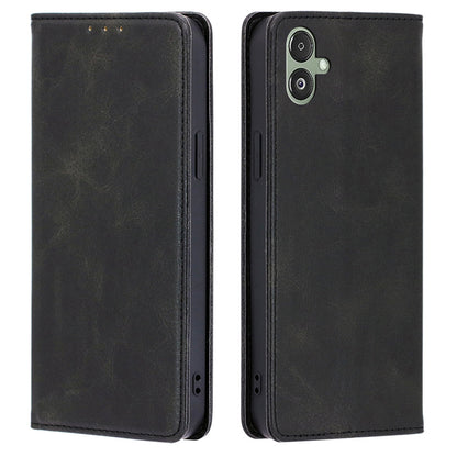 For Samsung Galaxy F14 5G Calf Texture Mobile Phone Protector Case Stand Leather Wallet Cover